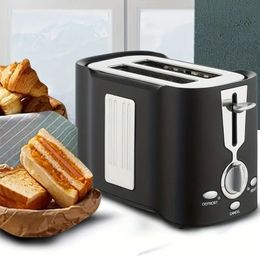 2 Slice Toaster, Quick & Even Results Every Time, Wide Slots Fit Any Size Bread Drop-Down Crumb Tray For Easy Clean Up, Stainless Stee