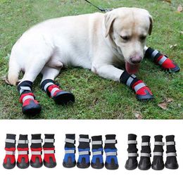 Waterproof Winter Dog Boots Reflective Pet Snow Boot Shoes for Small and large dogs234h