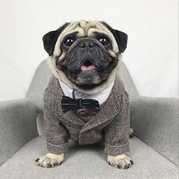 Formal Dog Clothes Wedding Pet Dog Suit Pets Dogs Clothing For Dogs Pets Supplies Xs-xxl Pet Apparel Puppy Outfit Pug Bulldog216a