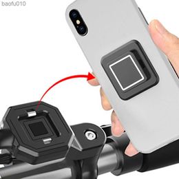 Bicycle Phone Holder Patch Back Stick Mobile Phone Holder Accessory Patch Adjustable Handlebar Mounting Brack L230619
