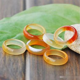 2018 New Style Black Yellow red green Four colour Jade Ring for men and women Couples ring2533