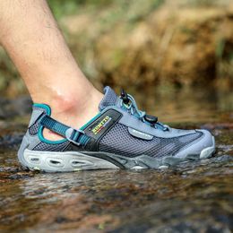 Water Shoes HUMTTO Men's Upstream Shoes Outdoor Hiking Aqua Shoes Breathable Mesh Quick Drying Ankles Women's Water Sports Shoes Non slip 230719