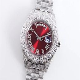 Luxury designer Classic automatic mechanical watch size 43mm all set with diamond sapphire glass waterproof function men like Chri264D