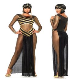 Egypt Cleopatra Goddess Roman Egyptian Ladies Halloween Fancy Dress Costume 8822247q