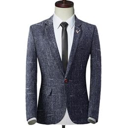 Luxury Men Wedding Blazers Slim Fit Suits Coat Male Business Casual Formal Party Dress Blazer Jacket1850