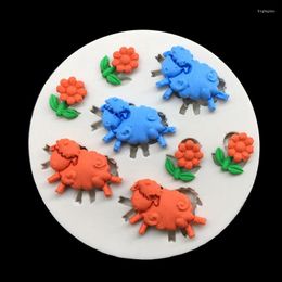 Baking Moulds Sheep Silicone Sugarcraft Cupcake Mold Fondant Cake Decorating Tools