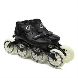 Inline Roller Skates Advance Adults Inline Speed Skates Shoes Racing Skating Patines for MPC for Powerslide 6-layers Carbon Fibre EUR 30-48 HKD230720