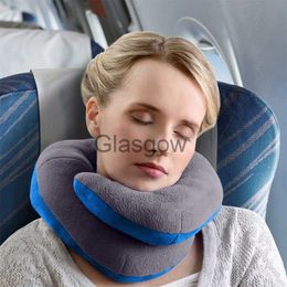 Seat Cushions U Shape Memory Foam Travel Car Neck Pillows Ease Fatigue Cushion Black Rose Red And Gray Color Headrest For Auto Office Pillow x0720