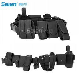 10 in 1 Hunting Holsters & Pouches Utility Tactical Belt Gear Heavy Duty Nylon Combat Officer Equipment213s