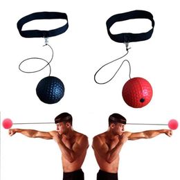 Boxing Fight Ball Tennis Ball with Head Band for Reflex Reaction Speed Training in Boxing Punching291O