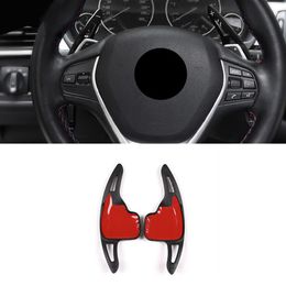 Steering Wheel Shift Paddle Sequins Decoration Cover Trim Stickers For BMW F30 F32 F34 F10 F15 F16 Car Styling Interior Modified2682