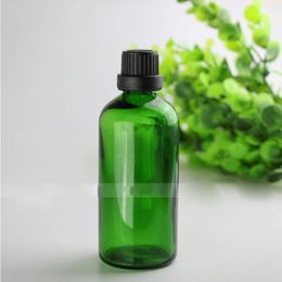E Liquid E Juice Green Glass Bottles 100ml BIg Glass Bottle 100 ml with Thin Tip BIg Head Lids For Cosmetic Make Up Oil Ehisw