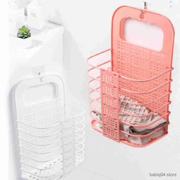 Storage Baskets Laundry Hamper Space-Saving Folding Storage Clothing Basket Gift Durable Useful Wear Resistance Fold Laundry Basket R230720