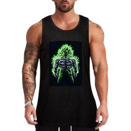 Men's Tank Tops Broly Top Muscle fit sleeveless gym shirts male 230720