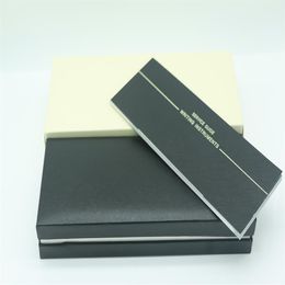 Black Wood frame Pen Box For Fountain Pen Ballpoint Pen Roller Ball Pens Pencil Case with The Warranty Manual268i