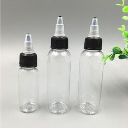 Wholesale Clear 100ML Plastic Squeeze Bottle with Twist Off Caps 100ml Eliquid Bottles 600Pcs Ehrbw