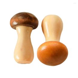 Chopsticks Chopstick Rest Mushroom Storage Rack Creative Holder2Pcs Wooden Rests And Holders For Place Setting Kitchen