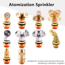 Watering Equipments Atomizing Nozzle Brass Garden Sprayer 1/2/3/4 Hole Irrigation Water Sprinkler For Spray Fittin