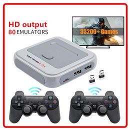 Super console x pro Nostalgic host HD 4K HDTV Output 64G 128G Mini Portable Console Arcade Kids Retro Game Emulator Consoles can s225B