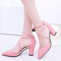 Sandals High Heels Women 2022 Platform Casual Stilettos Dance Party Ladies Pumps PU No-slip Solid Summer Straps Pointed Shoes Female L230720