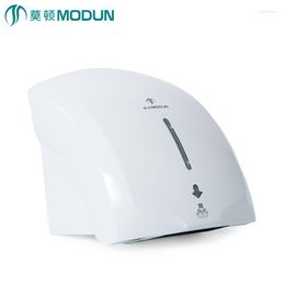 Modun Brand Hand Dryer Machine Low Velocity Bathroom Wall Mount Abs Single Automatic With Led Light