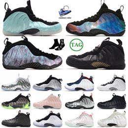 Mens Foam One Basketball Shoes Penny Hardaway Posite Abalone Pure Platinum Anthracite Island Shattered Backboard Jumpman Men Trainers Sports Sneakers