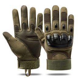 Cycling Gloves Tactical Gloves Camo Military Cycling Glove Sport Climbing Paintball Shooting Hunting Riding Ski Full Finger Mittens HKD230720