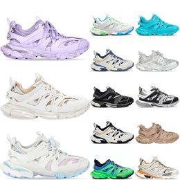 Triple S Luxury Brand BaIenciaga Designer shoes Womens Mens Casual Shoe Track 3 3.0 Gomma leather Trainer Nylon Printed Platform Sneakers Men Trainers Shoes SIZE 36-45