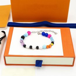 Designers Bangle Pearl Bracelet Monogram Flower Luxurys Letter Pattern Buckle Jewellery Women Mens Bracelets With Box259h