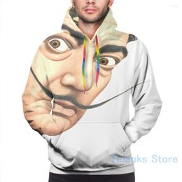 Men's Hoodies Mens Sweatshirt For Women Funny Salvador Dali 1183 Views Print Casual Hoodie Streatwear