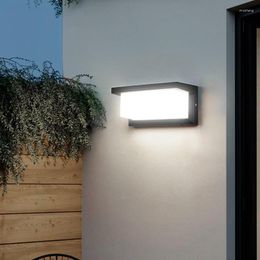 Wall Lamp Solar Outdoor Waterproof Courtyard Human Sensing Garden Household LED Lighting Street