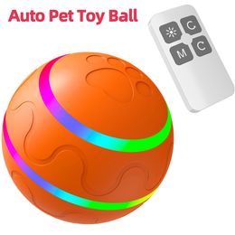 Dog Toys Chews Smart interactive Pet Toy for Dog Cat Ball USB Rechargeable Funny Electric Automatic Rotating Jumping Playing Funny Rolling Ball 230719