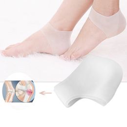 New Silicone Feet Care Socks Moisturising Gel Heel Thin Socks With Hole Cracked Foot Skin Care Protectors Foot Care Tool