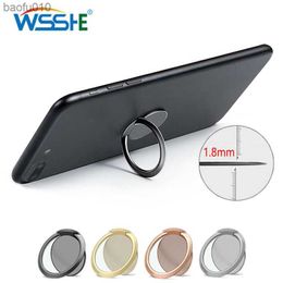 Ultradünner Metall-Stent-Zubehör-Handyhalter-Ständer-Fingerring magnetisch für iPhone 8 7 6 Xiaomi Mi8 5 Plus Smartphones L230619