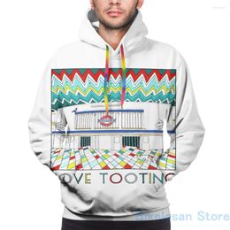 Men's Hoodies Mens Sweatshirt For Women Funny Love Tooting (Tooting Broadway Station) Print Casual Hoodie Streatwear