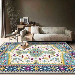 Carpets Palace Rugs Persian Ethnic Carpet Cartoon Living Room Anti-slip Carpet 120x160cm Large Area Bedroom Floor Mat Persian Carpet R230720