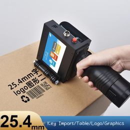 Hand-held Automatic Coding Machine Large Font Touch Screen Inkjet Printer Multiple Languages Are Available Jet