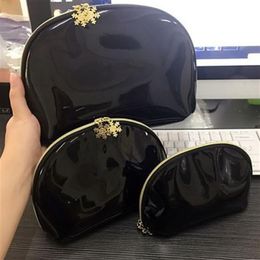 Women snowflake zipper 3pcs set vanity cosmetic case makeup organizer bag toiletry clutch pouch boutique322d