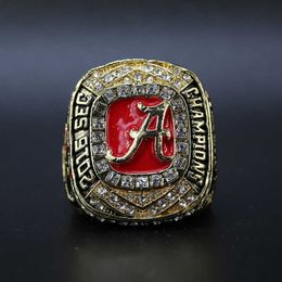 Ncaa 2016 Alabama Sec Red Tide Men's Ring Premium Champion Ring Straight