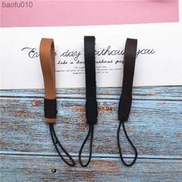 Leather Lanyard For Keys Handmade Mobile phone Strap Wrist Rope Hanging Neck Rope Accessories for Camera GoPro String Holders L230619