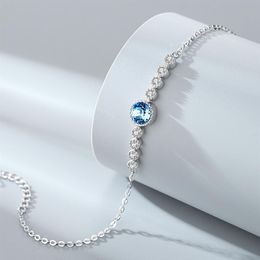 2021 925 Heart of the Sea Sterling Silver Brand Jewelry For Women Chain Clover Bracelet Praty Wedding Bracelets BS4745214q