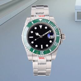 mens watch luxury designer watch reloj green face Automatic Mechanical fashion Luminous sapphire watch montres watch master ceramic bezel cystal mouvement