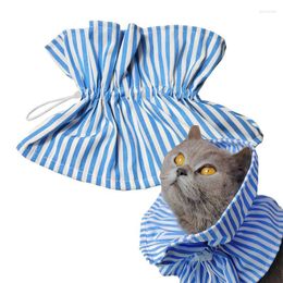 Dog Collars Elizabethan Collar For Cats Pet Protective Polyester Soft Neck Cone Recovery Anti-Bite Wound Protection