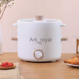 Electric Skillets Multifunction Rice Cooker Nonstick Electric Multicooker Single Double Layer Small Cooking Machine Hot Pot Kitchen Home 220V J230720