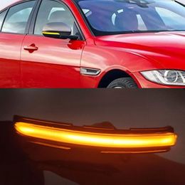1Set LED Dynamic Turn Signal Light Side Mirror Indicator Lamp Blinker For Jaguar XE XF XJ F-TYPE XK XKR I-PACE X250 X260323J