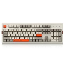 Ajazz AK510 Retro RGB Mechanical Keyboard 104 Keys Anti-Ghosting -PBT SA Spherical Keycap Backlit Programmable Gaming275K