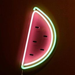 Watermelon glass tube Neon Light Sign Home Beer Bar Pub Recreation Room Game Lights Windows Glass Wall Signs 17 14 inches228Z