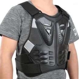 Motorcycle Armour Black Motorcross Back Protector Skating Snow Body Armour Spine Guard XL L Moto Jacket Car Accessories Armor1225L