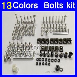 Fairing bolts full screw kit For KAWASAKI NINJA ZX6R 94 95 96 97 ZX-6R 6 R ZX 6R 1994 1995 1996 1997 Body Nuts screws nut bolt kit261s