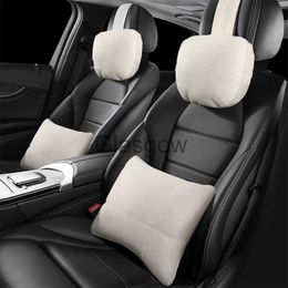 Seat Cushions Top Quality Car Headrest Neck Support Seat Maybach Design S Class Soft Universal Adjustable Car Pillow Neck Rest Cushion x0720